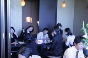 いつもは居酒屋風客間